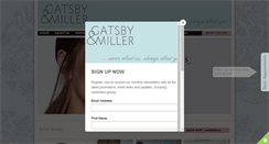 Desktop Screenshot of gatsbyandmiller.co.uk